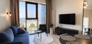 Komfortowe 2-pok., 43 m² | hanza tower | widok na zalew szczeciński