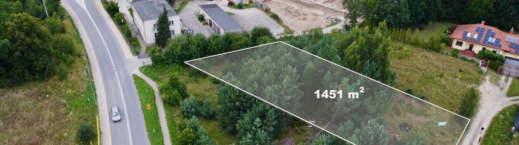Uzbrojona działka budowlana 1451 m2 koleczkowo