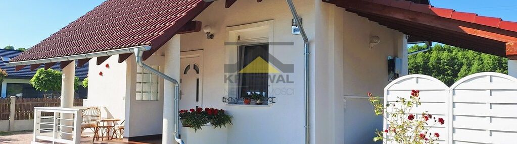 Przytulny dom z dużą działką -1km do jeziora!