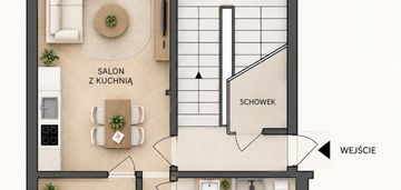 40 m² w kamienicy – warszawa rembertów