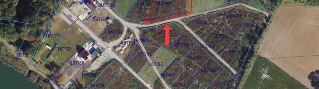 Działka z linią brzegową jeziora osiedle zamknięte