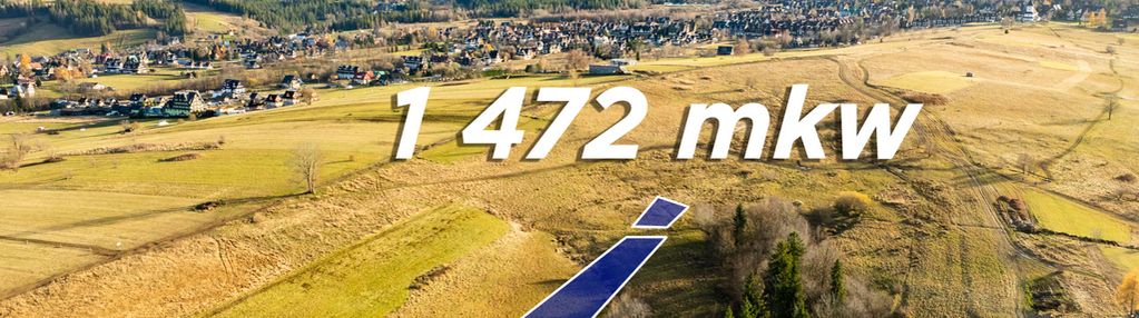 Działka rolna 14ar w zakopanem - bachledzki wierch