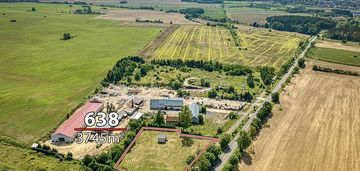 Działka inwestycyjna z wz, 3.745 m²
