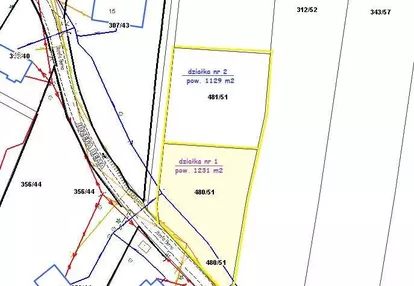 Działka budowlana Borynia 1231 mkw