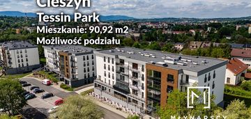 Mieszkanie 90 m2 | 4 pokoje | tessin park