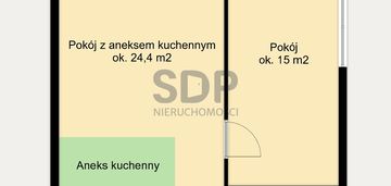 Mieszkanie dwupokojowe, gotowe do odbioru