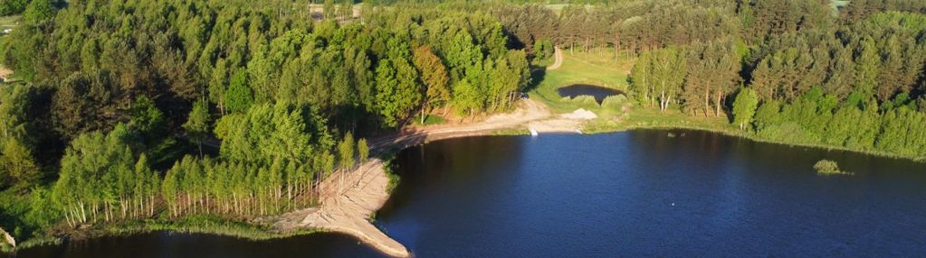 Unikalna, duża działka, prywatne jezioro, plaża