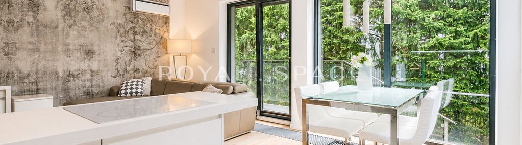 Apartament z ogrodem przy błoniach