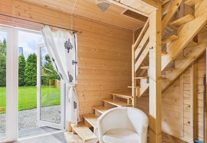 Drewniany dom w murzasichlu z widokiem