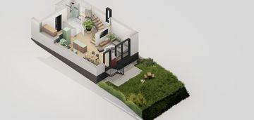 4 pokoje | ogród 105m2 | 2 łazienki | salon 25m2