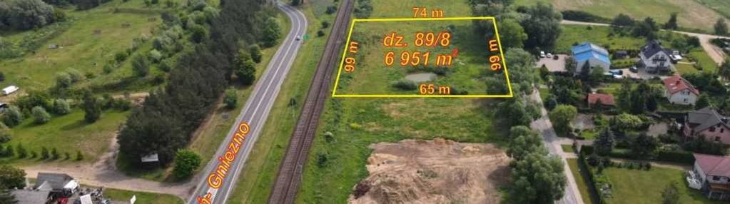 Grunt inwestycyjny 6951 m²  mpzp 2p/u  pobiedzisk