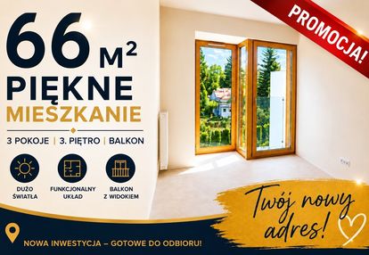 65 m² do własnej aranżacji | piękny widok!