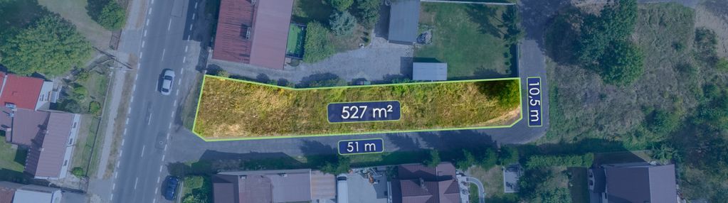 Działka wyczerpy pod zabudowę jednorodzinną