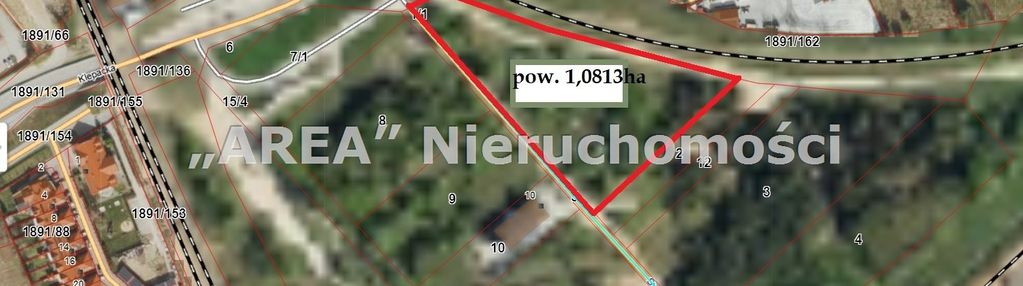 Działka pod zabudowę produkcyjną i usługową