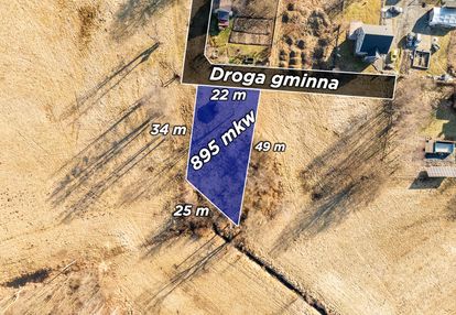 Działka budowlana | borek | 8,95 ar | media