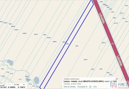 Działka rolna 1,3384 ha | ul. lubelska  | łosice