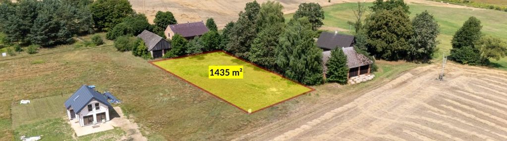 Działka budowlano letniskowa panoszów 1435m2