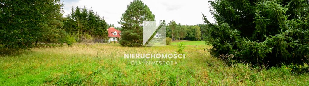 Santoczno,, działka budowlana 1489 mkw przy lesie