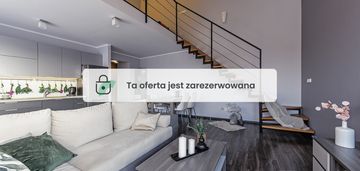 Nietuzinkowe 2 poziomowe mieszkanie z antresolą