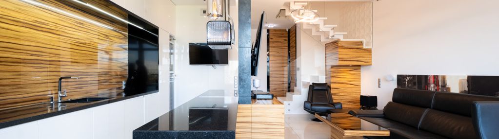 Luksusowy apartament dwupoziomowy w centrum miasta