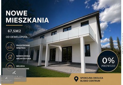 Nowoczesne mieszkania o pow. 67,5m² z wyjściem na