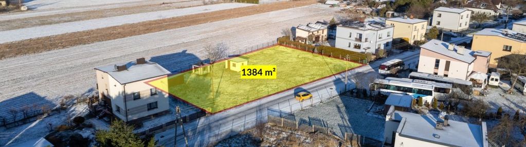 Działka budowlana koszęcin, ul. opiełki 1384m2