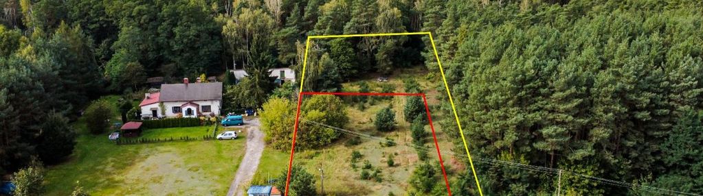 Działka 1896 m² przy lesie we florentynowie