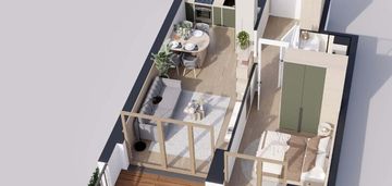 Sunrise park | mieszkanie nr 3.5 | 2 pokoje 39,43 m2 + balkon |