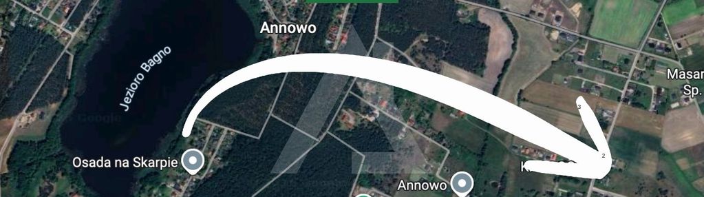 Tylko 1km do jeziora , media, warunki zabudowy!