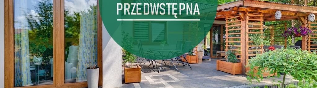 Bajeczny parterowy dom koło stacji kolei miejskiej