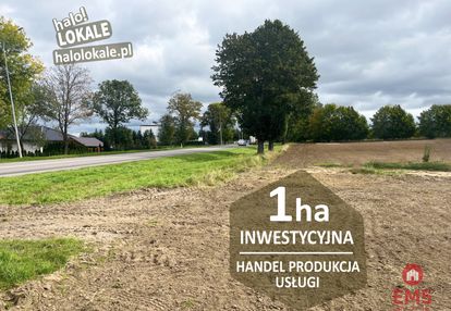 Działka inwestycyjna przy drodze