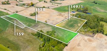 Działka rolno - siedliskowa na mazurach, wodociąg