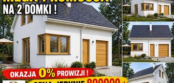 ❤️bez prowizji ! 7 pięknych domków wśród zieleni !