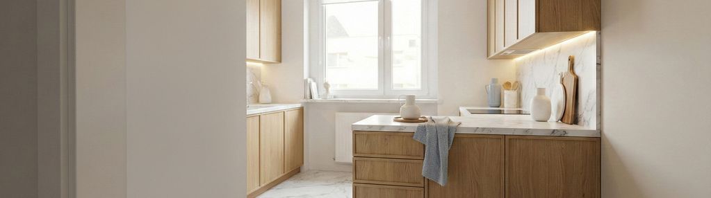 Przestronne dwu pokojowe mieszkanie.