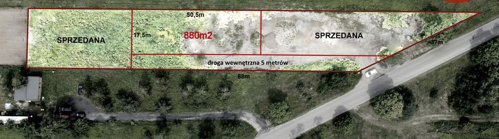 Ostatnia z działek pod budowę domu jednorodzinnego