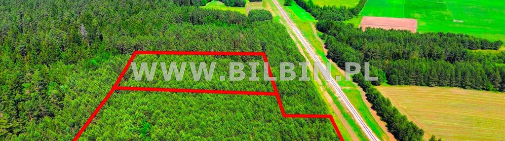 Działka leśna w nowej wsi.