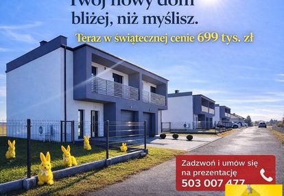 Nowy dom w zabudowie bliźniaczej piotrkowie