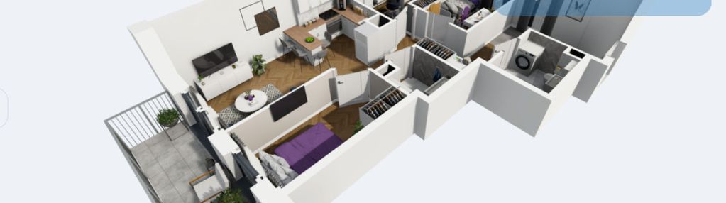 3 pok + 2x balkon + parking | metro karolin