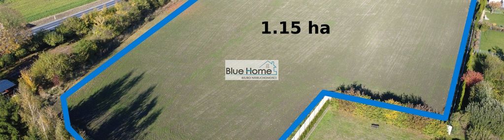Działka inwestycyjna rogówko zjazd z dk15 1,15ha