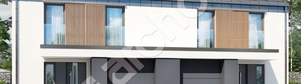 Dom 125m2 w zabudowie bliźniaczej z garażem a1