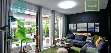 Komfortowe mieszkanie z ogrodem na sprzedaż