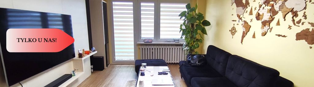 3-pokojowe mieszkanie z balkonem obok unisławia