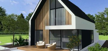 Nowoczesny dom przy lesie | 5 pokoi | pęclin