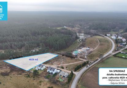 Działka budowlana 4829 m²  – domatówko, gm. puck
