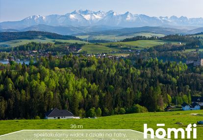 Widok na tatry i jezioro czorsztyńskie