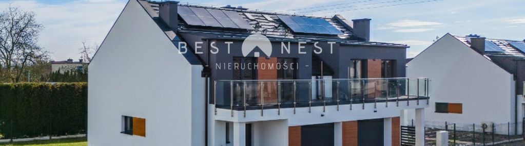 Nowoczesny dom z garażem na granicy z tychami