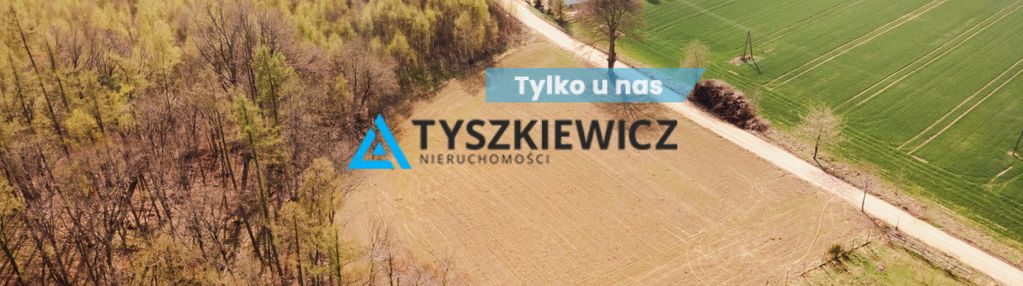 Duża działka niedaleko krokowej.