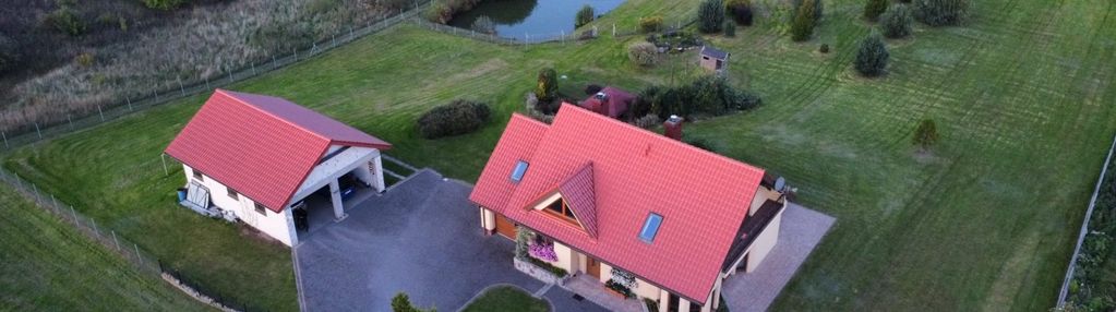 Kawał fajnej chaty ze stawem w świątkach