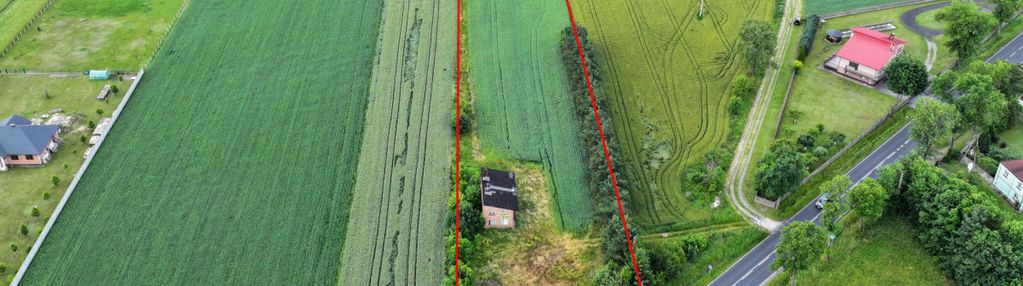 Działka inwestycja 1,7 ha ; dom w stanie surowym