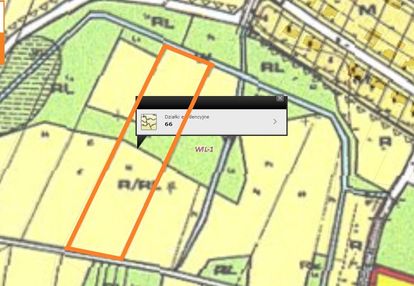 Działka rolna , 1,31 ha , 10 min od wrocławia